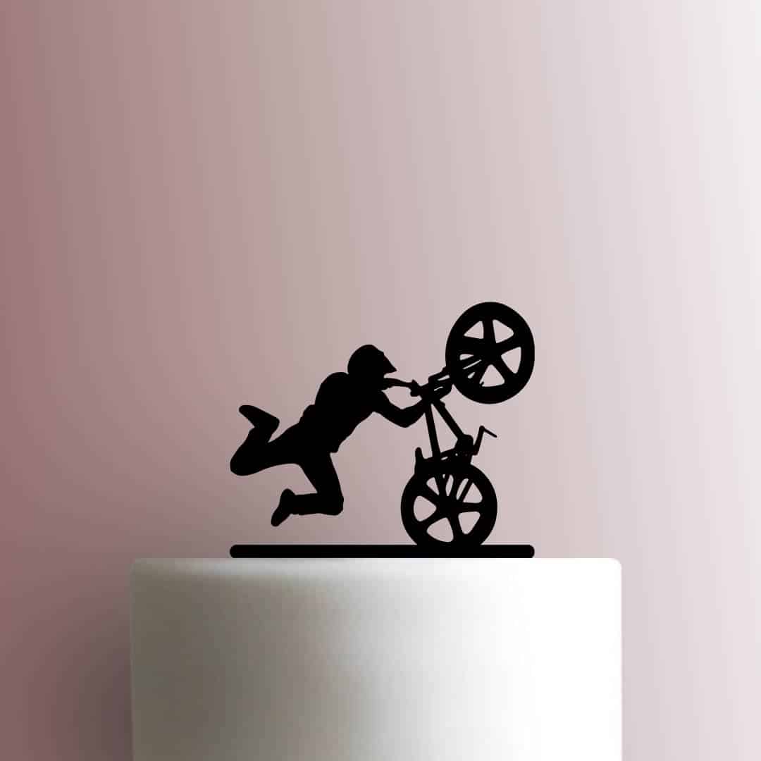 BMX Biker 225-B545 Cake Topper