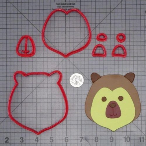 Bear Head 266-I997 Cookie Cutter Set