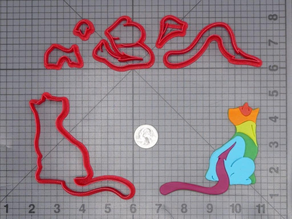 Cat Rainbow 266-J143 Cookie Cutter Set