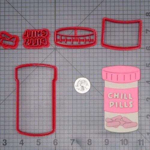 Chill Pills 266-J097 Cookie Cutter Set