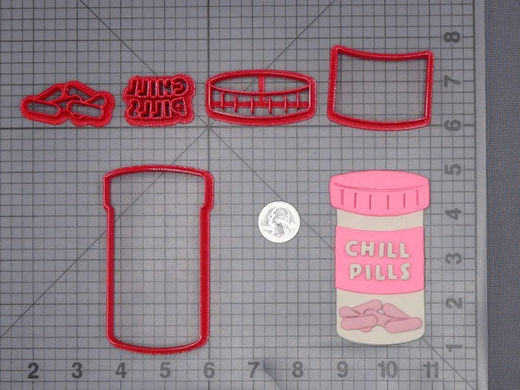 Chill Pills 266-J097 Cookie Cutter Set