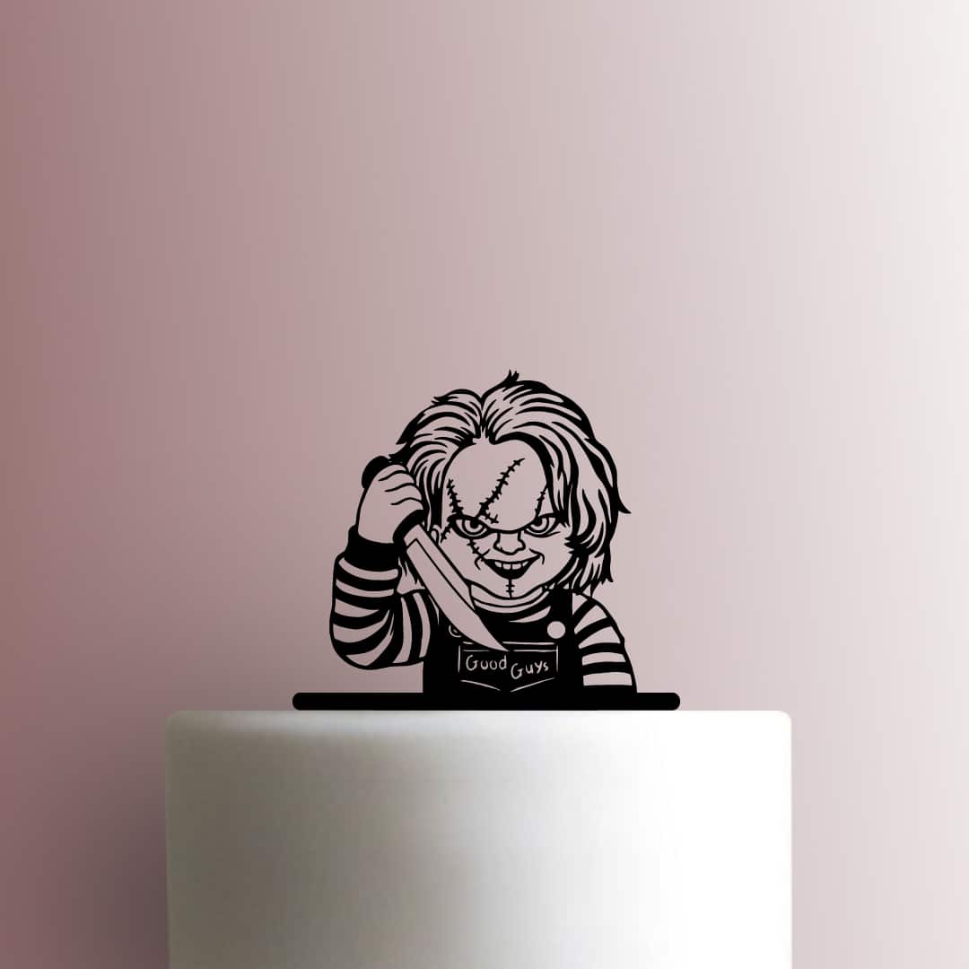 Chucky with Knife 225-B636 Cake Topper