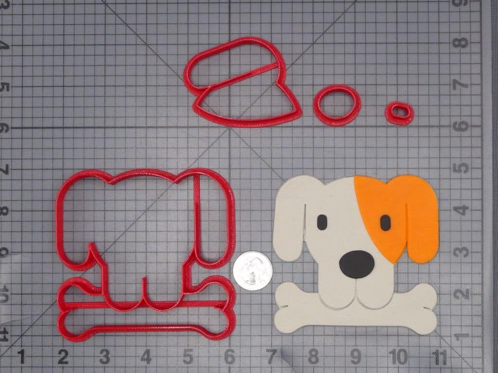 Dog with Bone 266-J103 Cookie Cutter Set