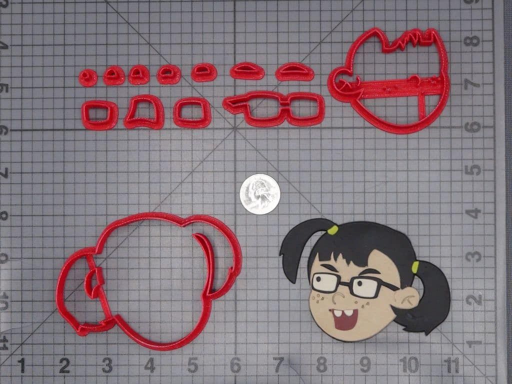 El Chavo - Chilindrina Head 266-J164 Cookie Cutter Set