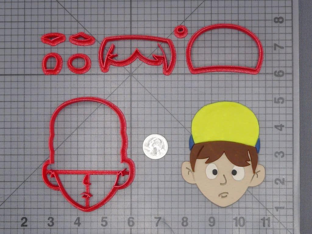 El Chavo - Gordon Head 266-J228 Cookie Cutter Set