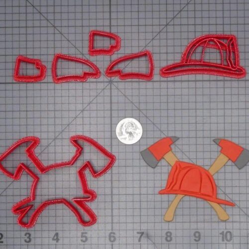 Firefighter Crossarms 266-I963 Cookie Cutter Set