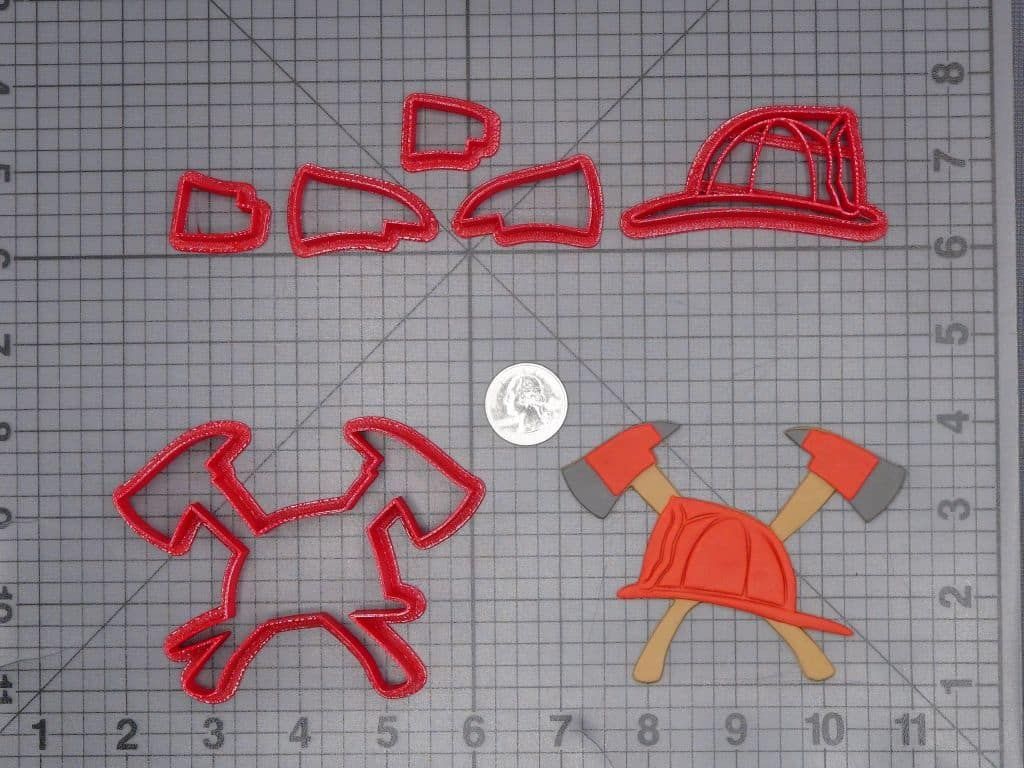 Firefighter Crossarms 266-I963 Cookie Cutter Set
