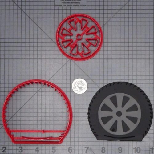 Flat Tire 266-I775 Cookie Cutter Set
