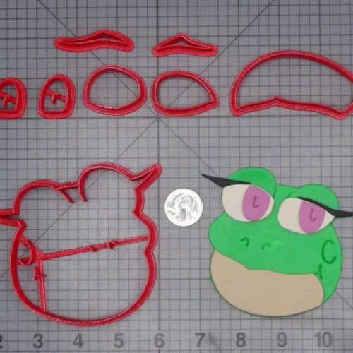 Frog Head 266-J033 Cookie Cutter Set