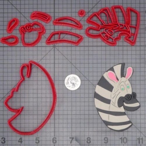 Madagascar - Marty Zebra Head 266-J085 Cookie Cutter Set