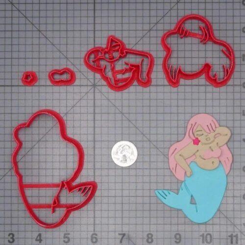 Mermaid 266-J002 Cookie Cutter Set