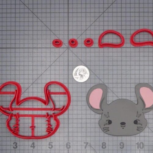 Mouse Head 266-I712 Cookie Cutter Set
