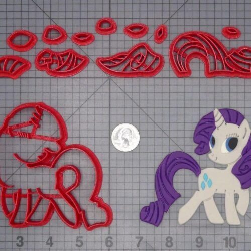 My Little Pony - Rarity Body 266-I639 Cookie Cutter Set