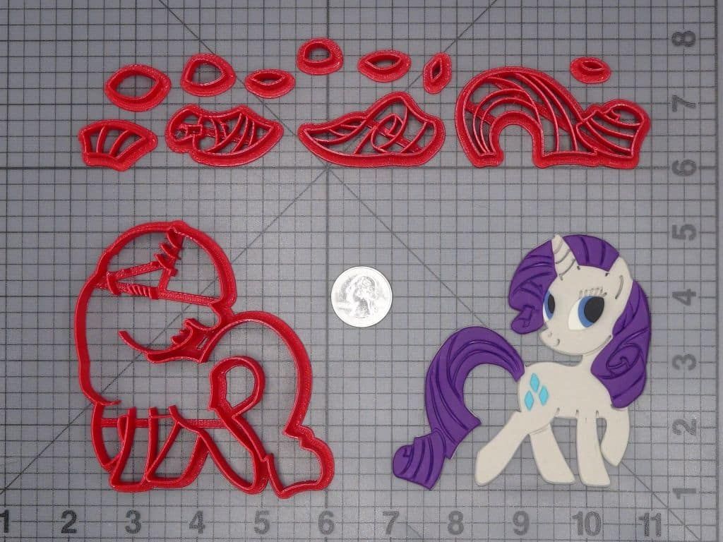 My Little Pony - Rarity Body 266-I639 Cookie Cutter Set