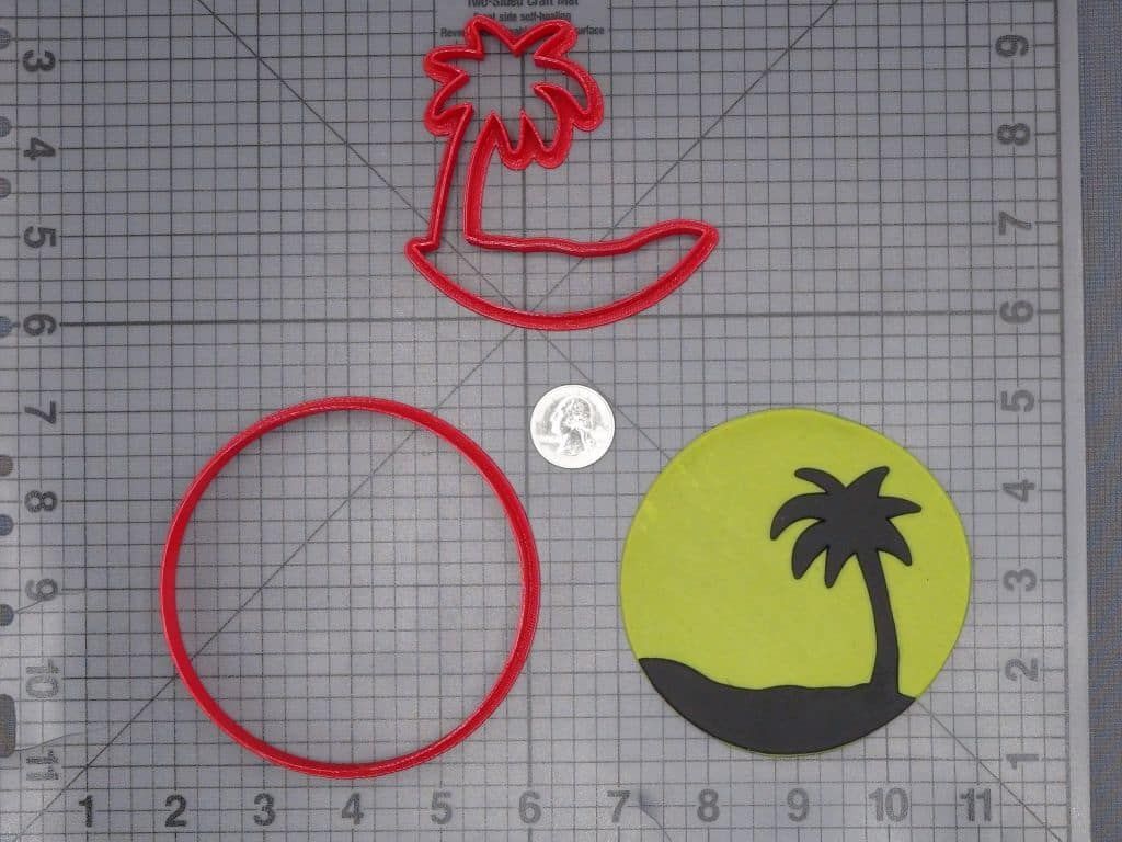 Palm Tree 266-J065 Cookie Cutter Set