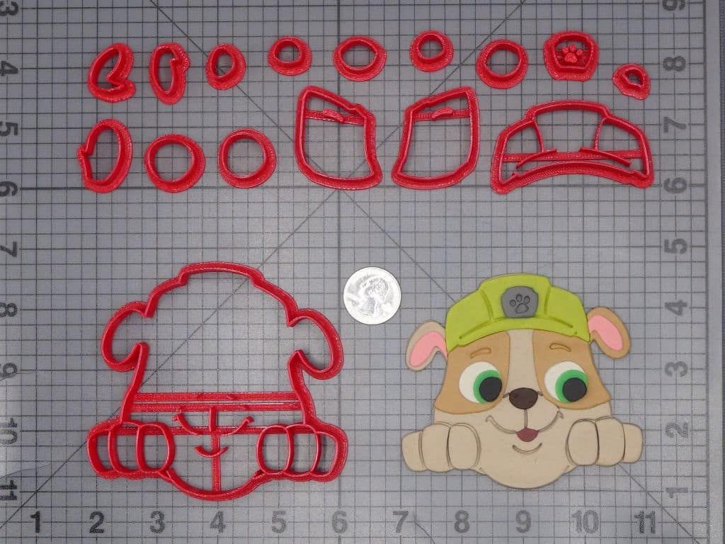 Paw Patrol - Rubble 266-I564 Cookie Cutter Set