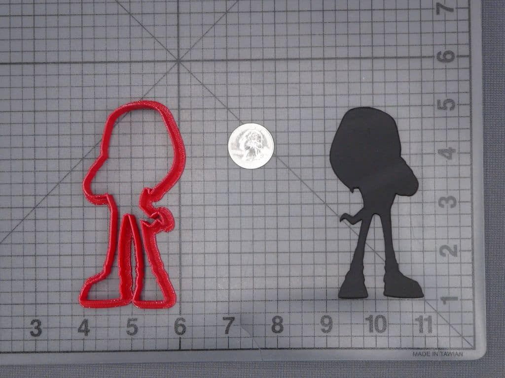 Sonic the Hedgehog - Knuckles Body 266-J151 Cookie Cutter Silhouette