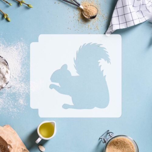 Squirrel Body 783-H815 Stencil Silhouette