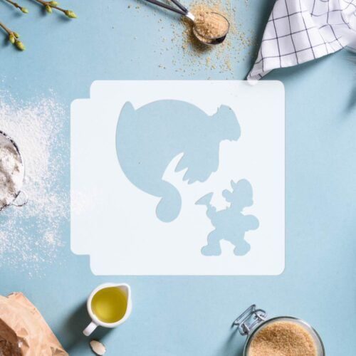 Super Mario - King Boo and Luigi 783-H842 Stencil