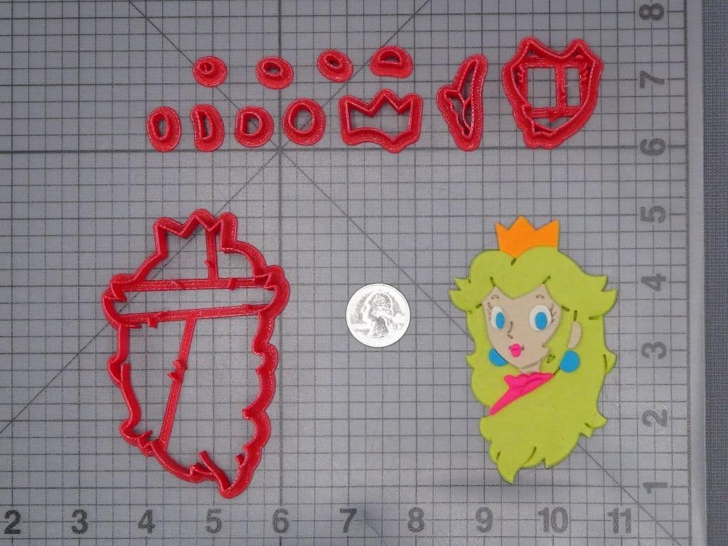 Super Mario - Peach 266-J197 Cookie Cutter Set