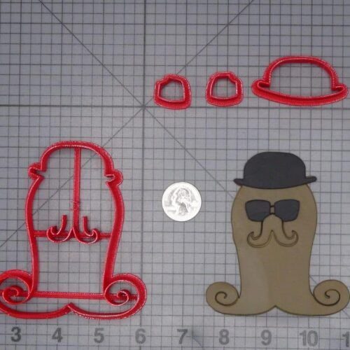 The Addams Family - Cousin It 266-J157 Cookie Cutter Set