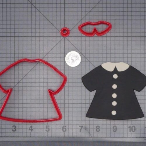 The Addams Family - Wednesday Dress 266-J120 Cookie Cutter Set