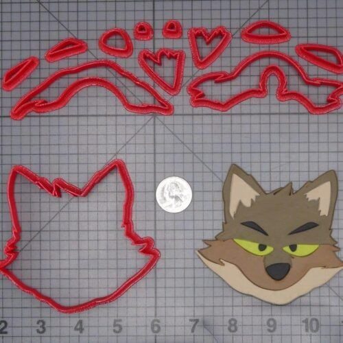 The Bad Guys - Mr Wolf Head 266-J154 Cookie Cutter Set