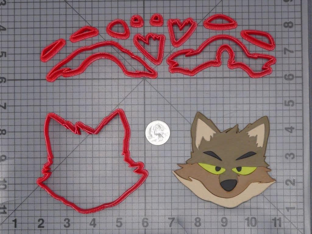 The Bad Guys - Mr Wolf Head 266-J154 Cookie Cutter Set