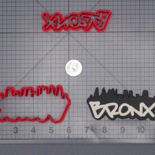 The Bronx New York Skyline 266-I921 Cookie Cutter Set