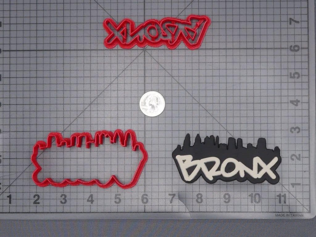 The Bronx New York Skyline 266-I921 Cookie Cutter Set