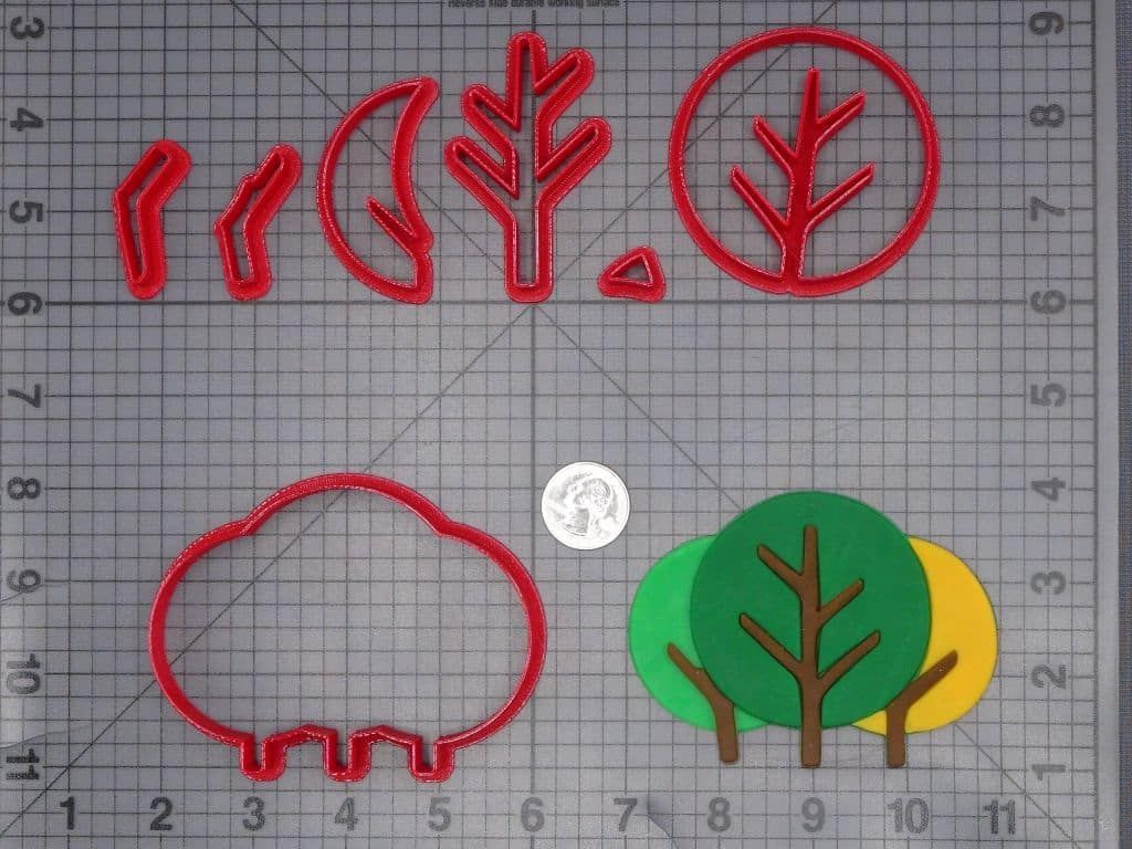 Trees 266-J107 Cookie Cutter Set
