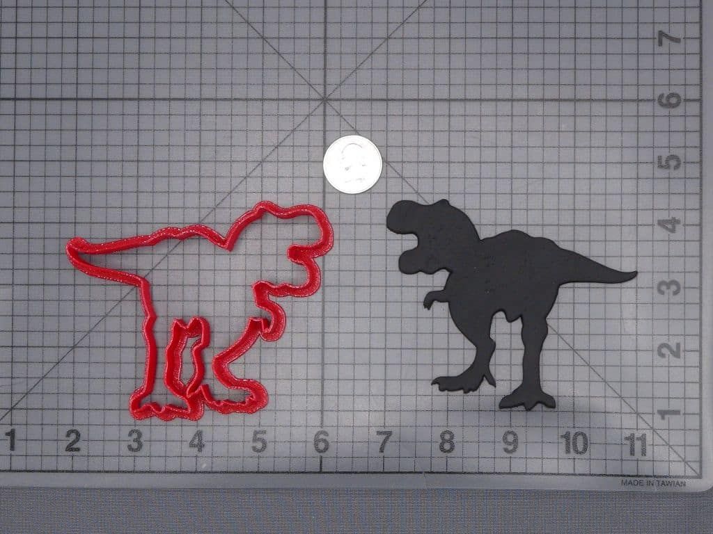 Tyrannosaurus Rex Dinosaur 266-I801 Cookie Cutter Silhouette