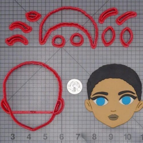 Wednesday - Bianca Head 266-J129 Cookie Cutter Set
