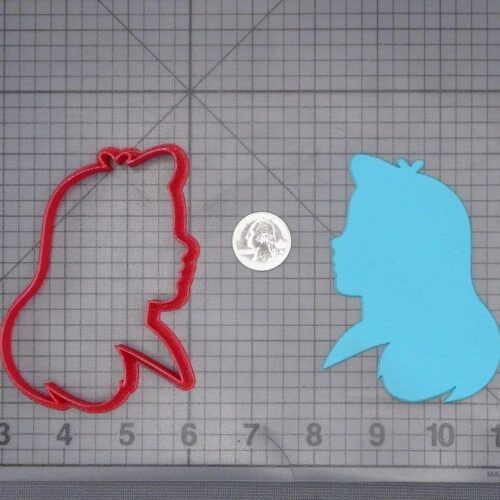 Alice in Wonderland - Alice Head 266-J325 Cookie Cutter Silhouette