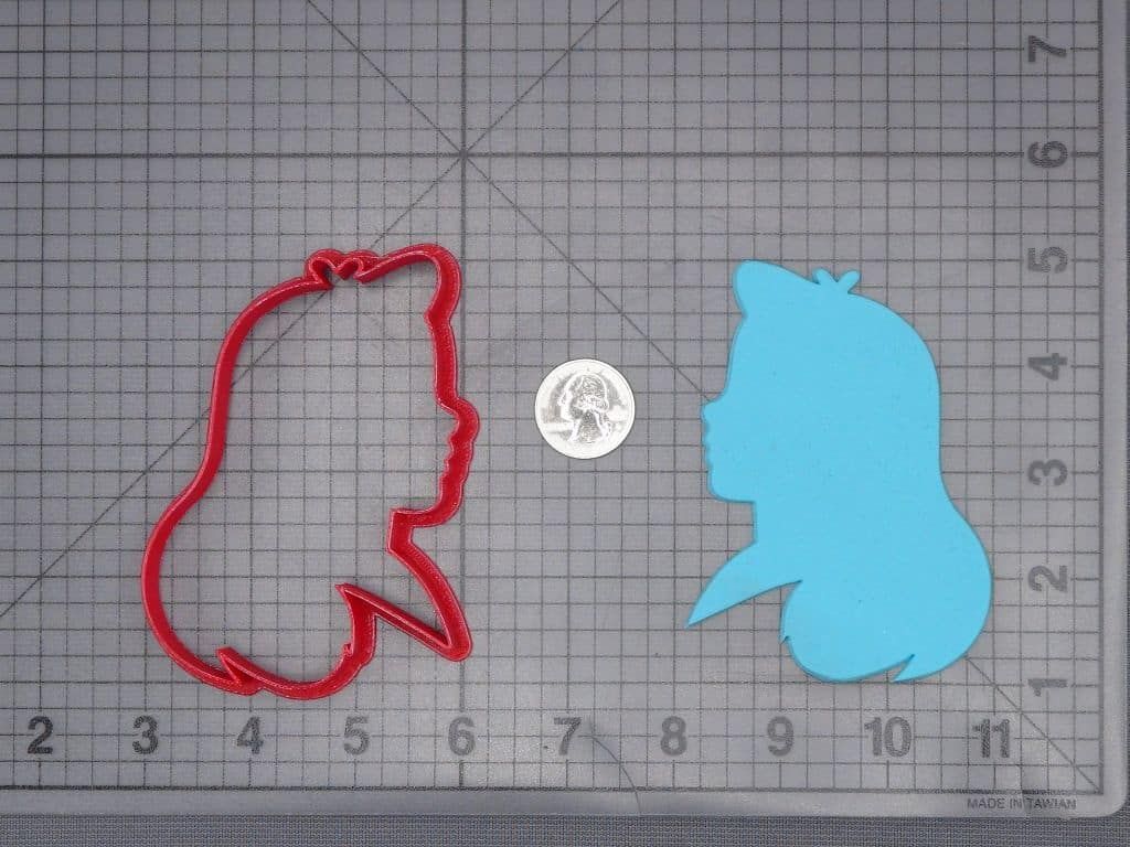 Alice in Wonderland - Alice Head 266-J325 Cookie Cutter Silhouette