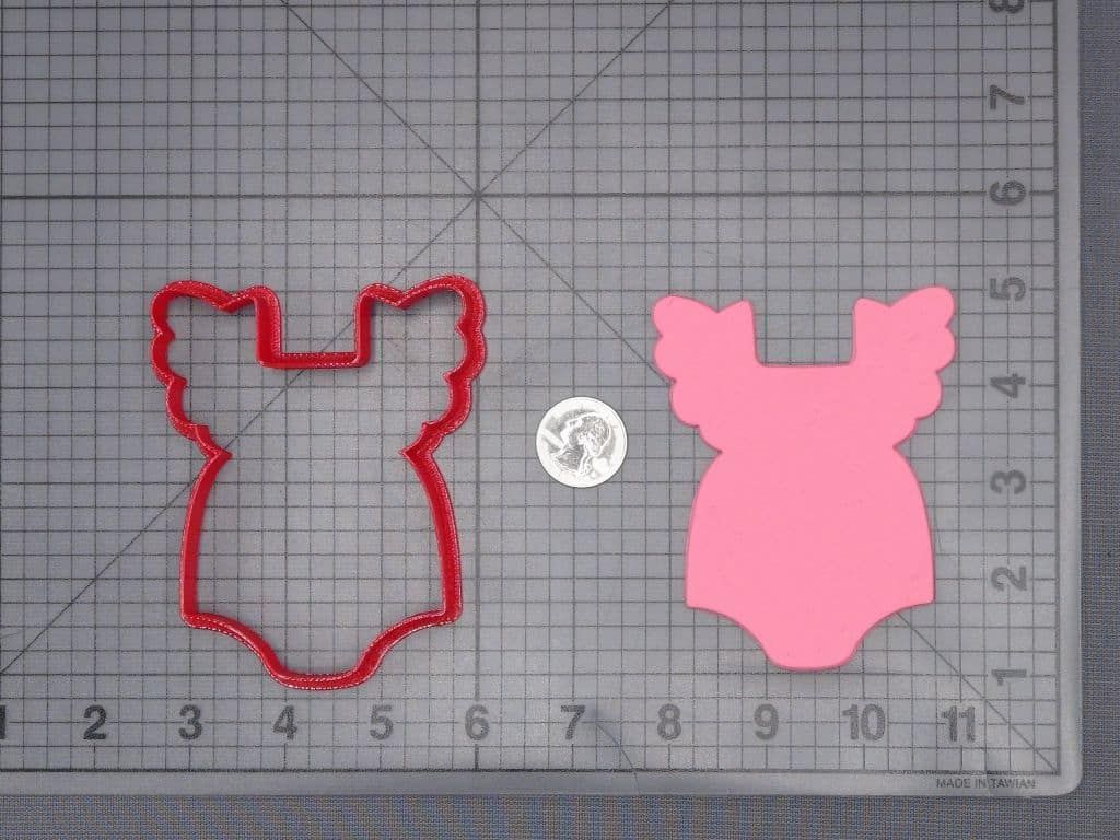 Baby Bodysuit 266-J181 Cookie Cutter Silhouette