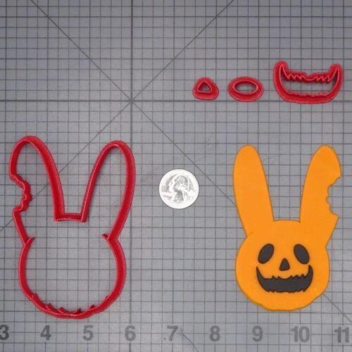 Bad Bunny Jack O Lantern 266-J318 Cookie Cutter Set