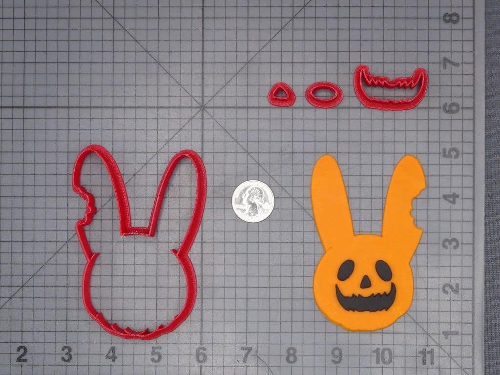 Bad Bunny Jack O Lantern 266-J318 Cookie Cutter Set
