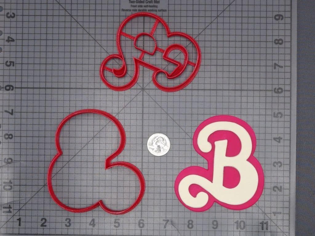 Barbie B Logo 266-J420 Cookie Cutter Set