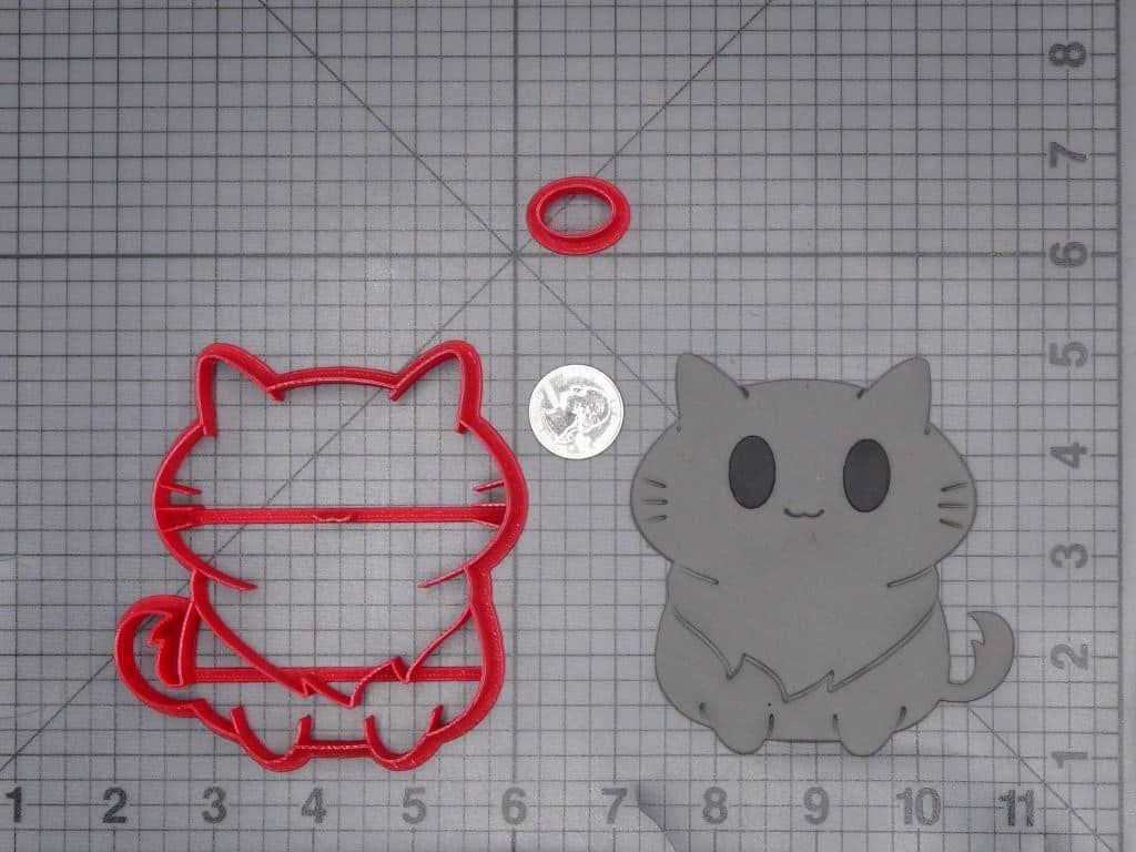 Cat Body 266-J248 Cookie Cutter Set