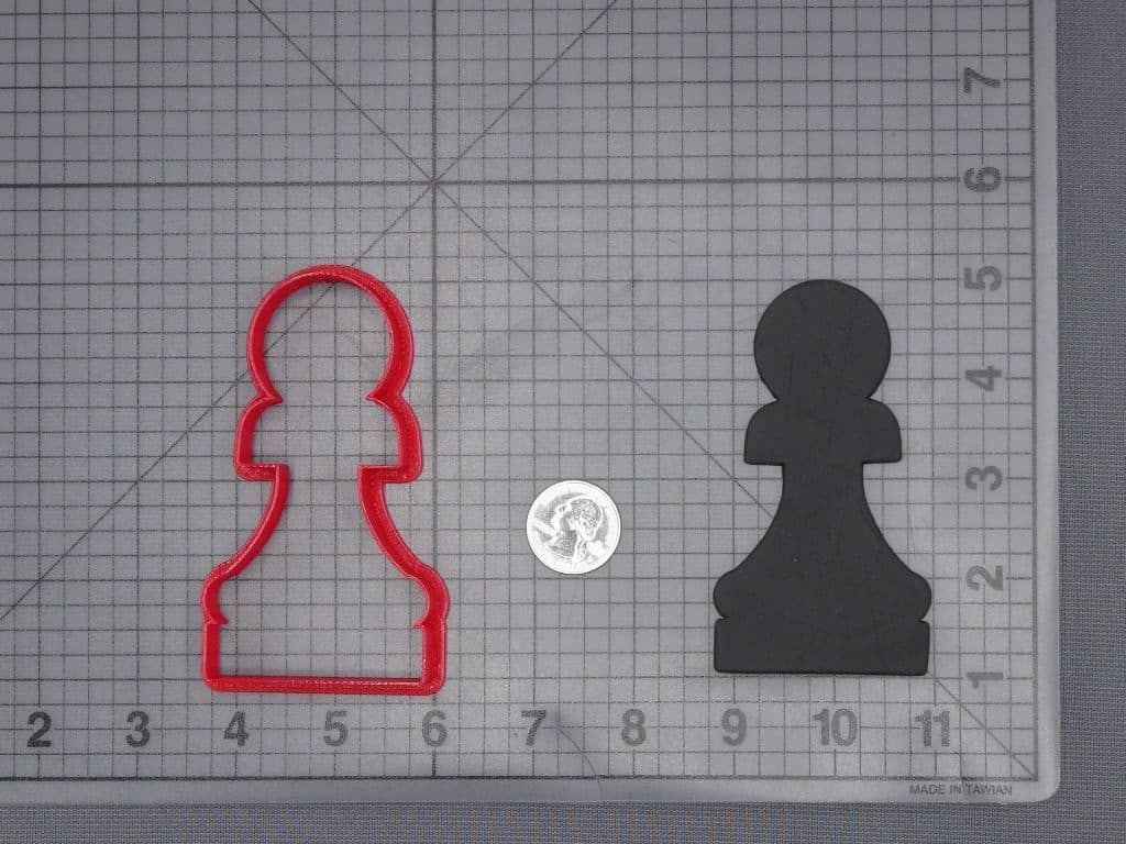 Chess Pawn 266-J013 Cookie Cutter Silhouette
