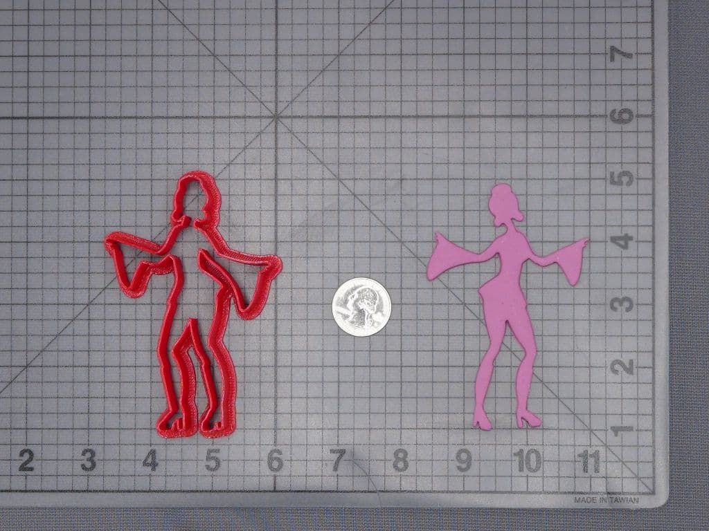 Disco Dancer 266-J216 Cookie Cutter Silhouette