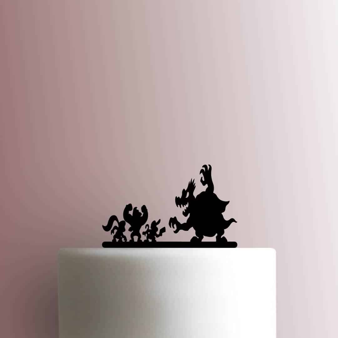 Donkey Kong vs King K Rool 225-B641 Cake Topper