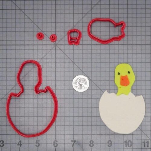 Duck in Egg 266-J140 Cookie Cutter Set