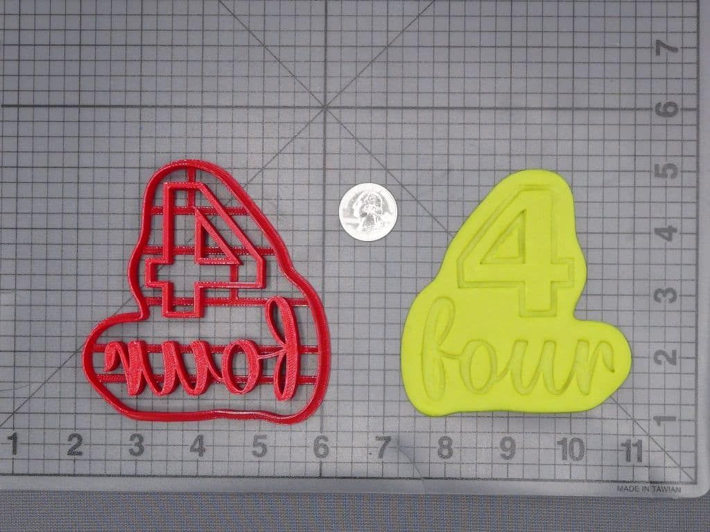 Four Worded Number 266-J110 Cookie Cutter