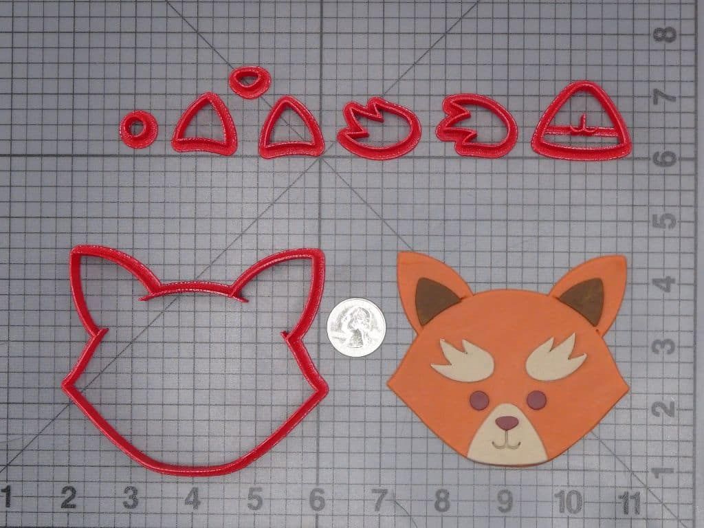 Fox Head 266-J207 Cookie Cutter Set