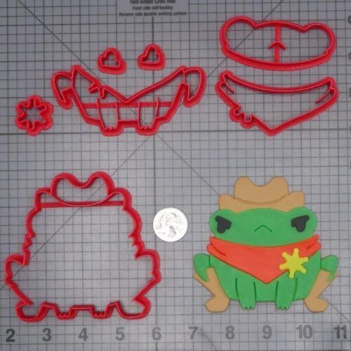 Frog Sheriff 266-J244 Cookie Cutter Set