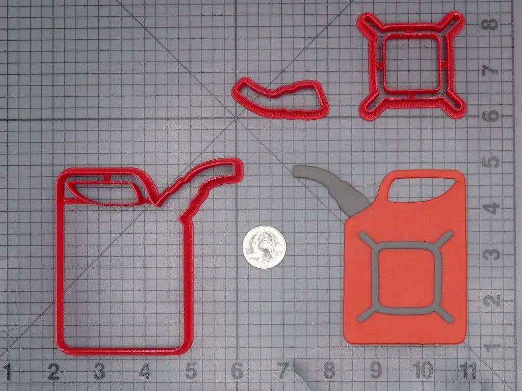Gas Container 266-J240 Cookie Cutter Set