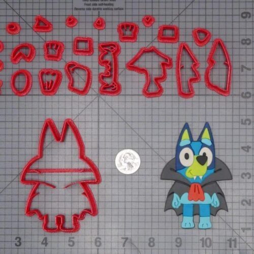 Halloween - Bluey Vampire Body 266-J261 Cookie Cutter Set