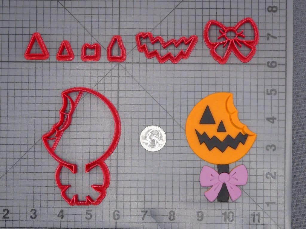 Halloween - Jack O Lantern Rattle 266-J298 Cookie Cutter Set